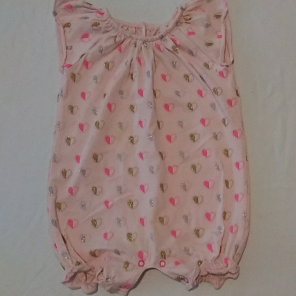 Worn Once EGG by Susan Lazar Pink Baby Girl Romper